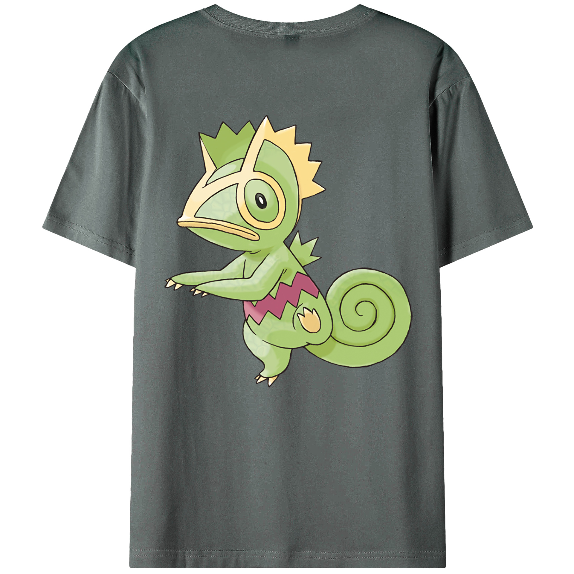 （画像用） ポケットモンスター Pokémon 綿100％ メンズ半袖Tシャツ（バックプリント） 通気性